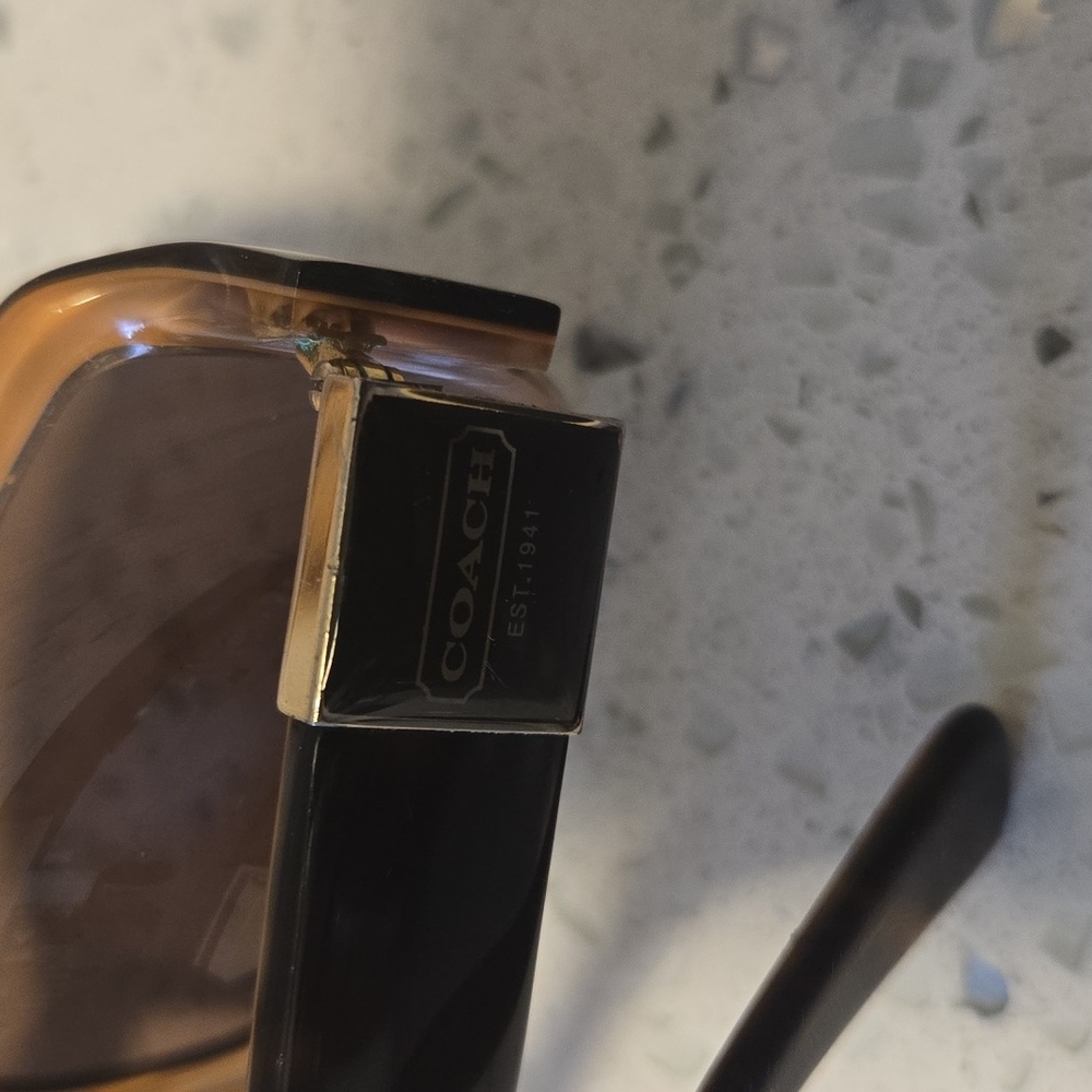 Vintage  Coach Sunglasses Smaller Frames With Case - Picture 5 of 6